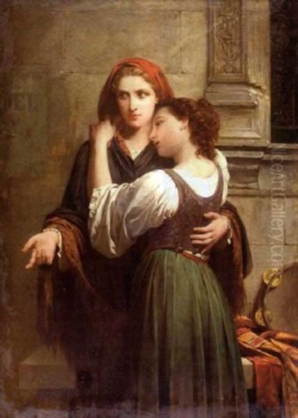 Les Musiciennes Oil Painting by Pierre Auguste Cot