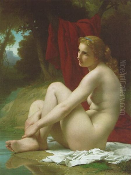 Baigneuse Oil Painting by Pierre Auguste Cot