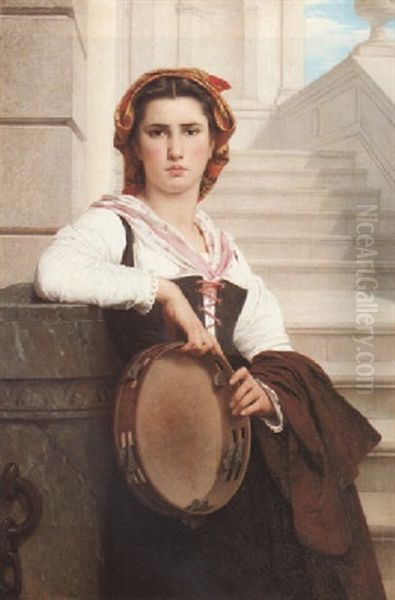 La Bohemienne Oil Painting by Pierre Auguste Cot