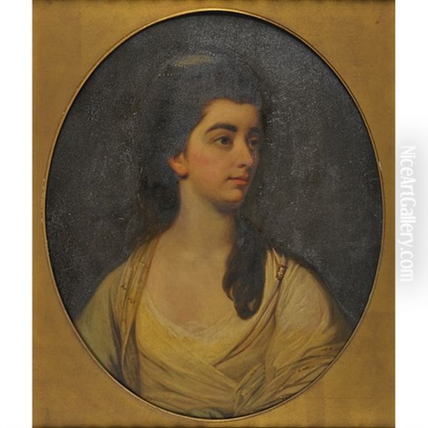 Portrait Of Young Woman Oil Painting by Francis Cotes