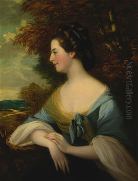 Portrait Of Mary Coleby Oil Painting by Francis Cotes