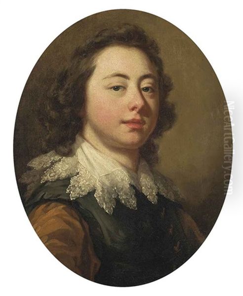 Portrait Of A Young Man Oil Painting by Francis Cotes