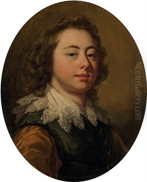 Portrait Of A Young Man Oil Painting by Francis Cotes