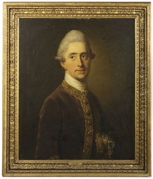 Portrait Of Henry David Erskine, 10th Earl Of Buchan (1710-1767) Oil Painting by Francis Cotes