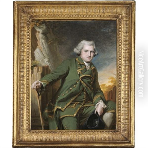 Portrait Of Sir William Langham Oil Painting by Francis Cotes