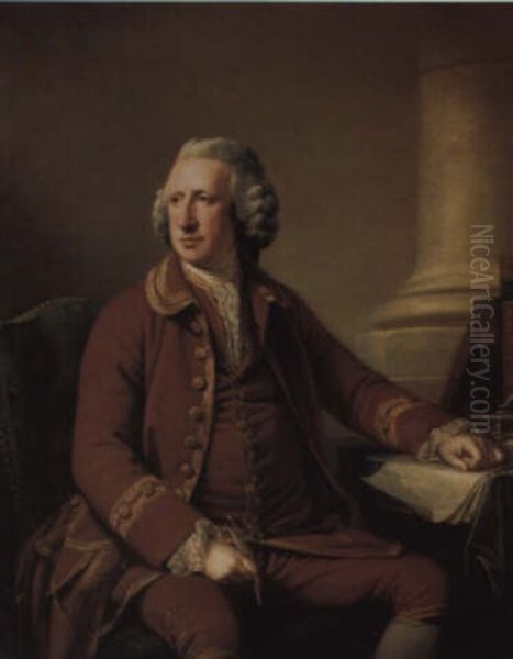 Portrait Of Charles Howard, 10th Duke Of Norfolk Oil Painting by Francis Cotes