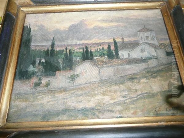 Paysage Italien Oil Painting by Charles Cottet