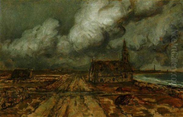 Notre Dame De La Joie Oil Painting by Charles Cottet