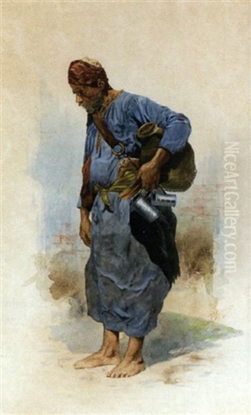 Le Zouave Oil Painting by Eugene Cottin