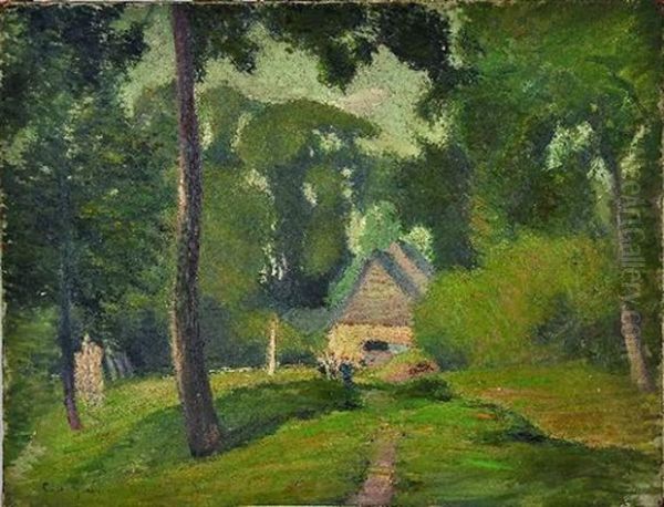 Paysage De Campagne Oil Painting by Marcel Couchaux