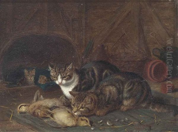 The New Family Oil Painting by Horatio Henry Couldery