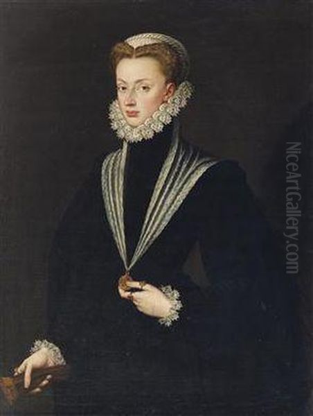 Portrait Of Archduchess Johanna Of Austria Oil Painting by Sofonisba Anguissola