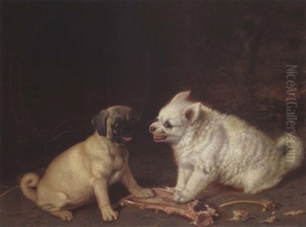 Ein Begehrter Knochen Oil Painting by Horatio Henry Couldery