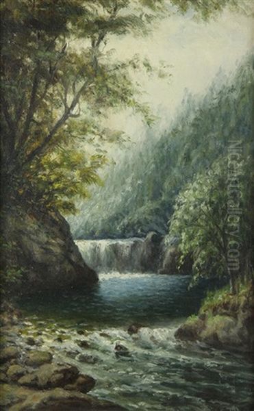 Near Skagg's Springs Oil Painting by William Alexander Coulter