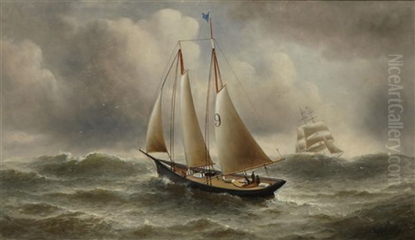 Ship No. 9 Oil Painting by William Alexander Coulter