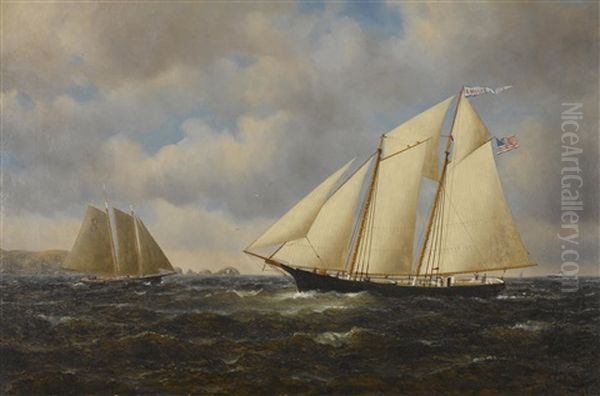 Emilie Pilot Ship, No. 3 Oil Painting by William Alexander Coulter