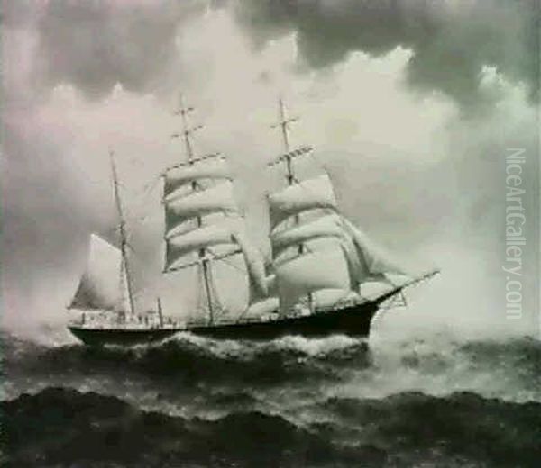 Colusa Trimmed For Storm Oil Painting by William Alexander Coulter