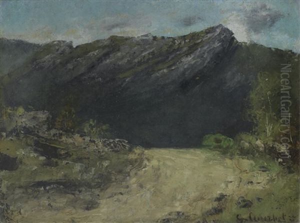 Paysage Du Jura Oil Painting by Gustave Courbet