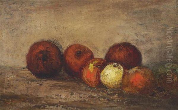 Pommes Oil Painting by Gustave Courbet