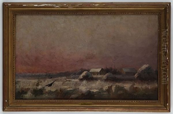 Atelier De Paysage Hivernal Oil Painting by Gustave Courbet