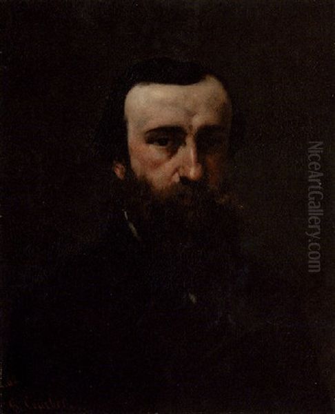 Portrait De Monsieur Nicolle Oil Painting by Gustave Courbet