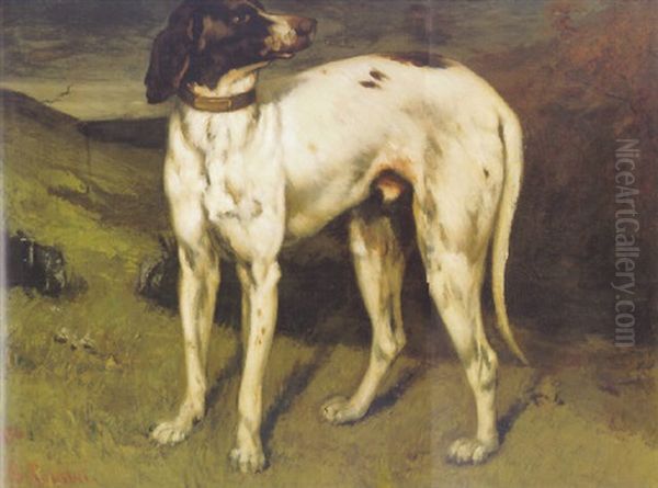 Le Chien D'ornans Oil Painting by Gustave Courbet