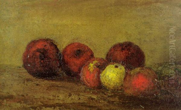 Pommes Oil Painting by Gustave Courbet