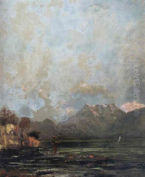 Le Lac Leman by Gustave Courbet