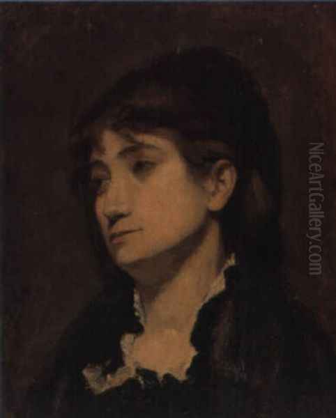 Bildnis Einer Frau by Gustave Courbet