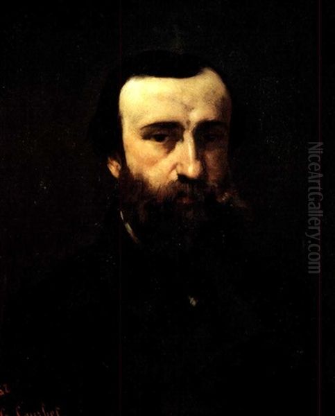 Portrait De Monsieur Nicolle by Gustave Courbet