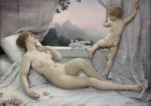 Le Reveil De Venus Oil Painting by Louis Courtat