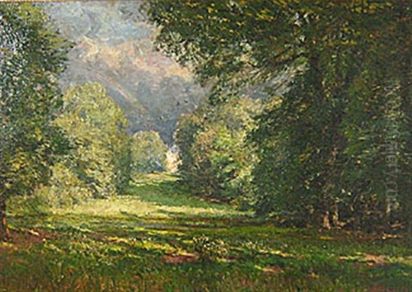 De Regenboog Oil Painting by Franz Courtens