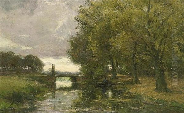 Automne (apres-midi) Oil Painting by Franz Courtens