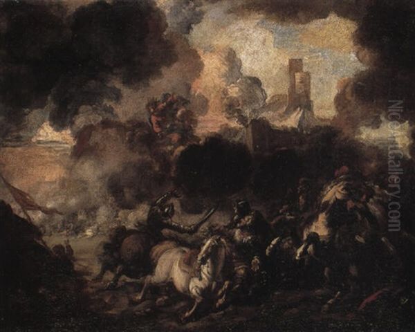 The Conversion Of St. Paul Oil Painting by Jacques Courtois