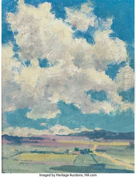 Over The Taos Valley Oil Painting by Eanger Irving Couse