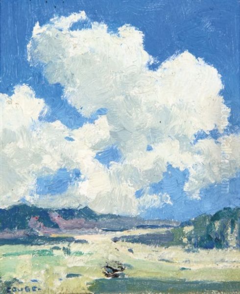 Clouds Building Over The Arroyo Oil Painting by Eanger Irving Couse