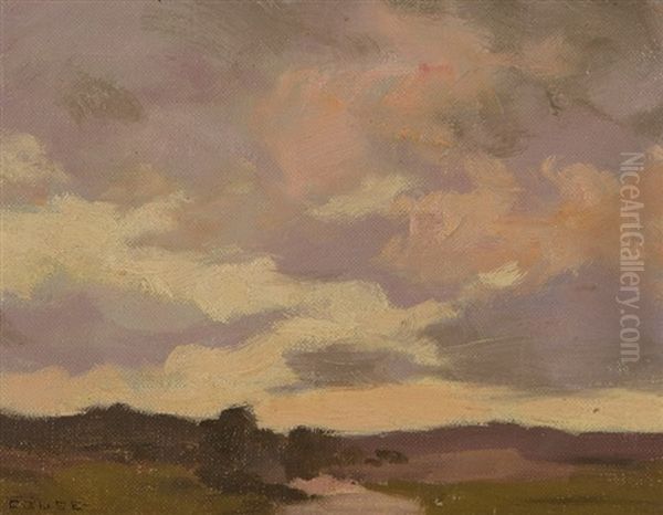 Taos Clouds Oil Painting by Eanger Irving Couse