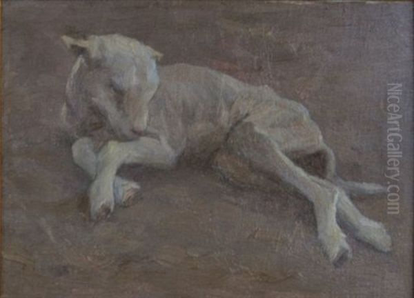 Lamb Oil Painting by Eanger Irving Couse