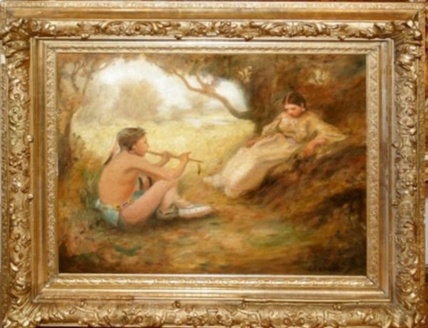 Lovers Oil Painting by Eanger Irving Couse