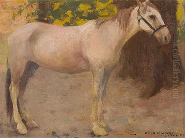 Study Of A Western Horse Oil Painting by Eanger Irving Couse