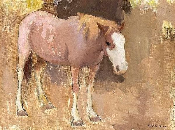 Study Of A Horse Oil Painting by Eanger Irving Couse