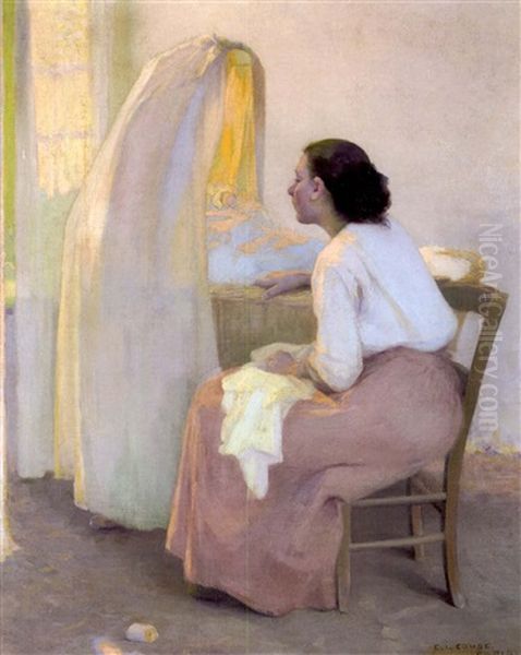 Maternity Oil Painting by Eanger Irving Couse