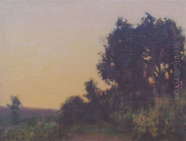 Taos Twilight Oil Painting by Eanger Irving Couse