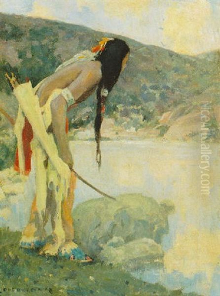 Afternoon On The Hondo Oil Painting by Eanger Irving Couse