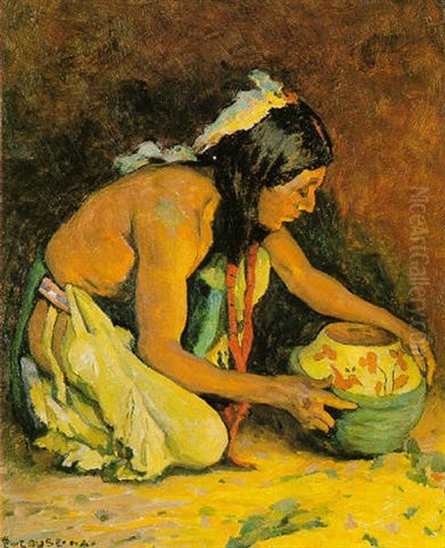 The Potter Oil Painting by Eanger Irving Couse