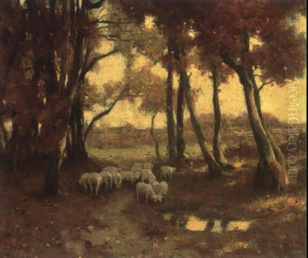 Autumn Pastures Oil Painting by Eanger Irving Couse