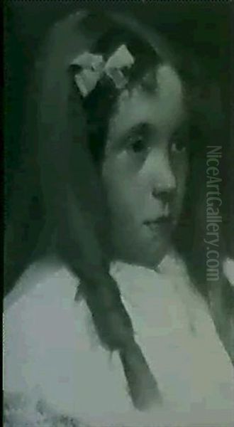 Portrait Of Madelaine Walker Oil Painting by Eanger Irving Couse