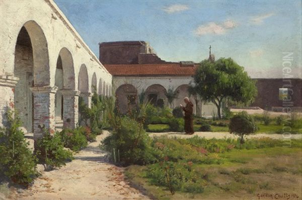 Mission San Juan Capistrano Oil Painting by Gordon Coutts