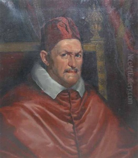 Pope Innocent X Oil Painting by Gordon Coutts