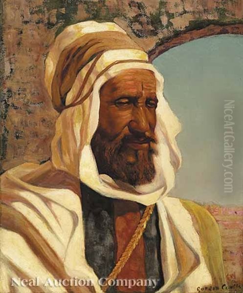 A Man Of Morocco Oil Painting by Gordon Coutts